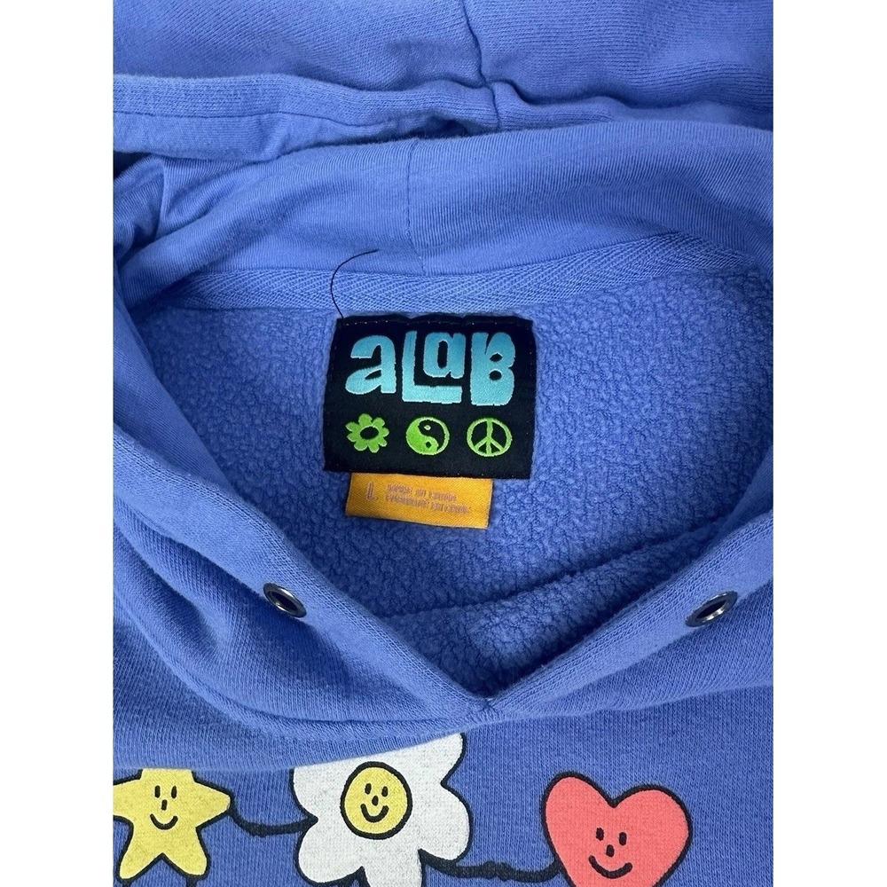 A.Lab Together Women's Blue Unity Hoodie / Size Large - Picture 3 of 5